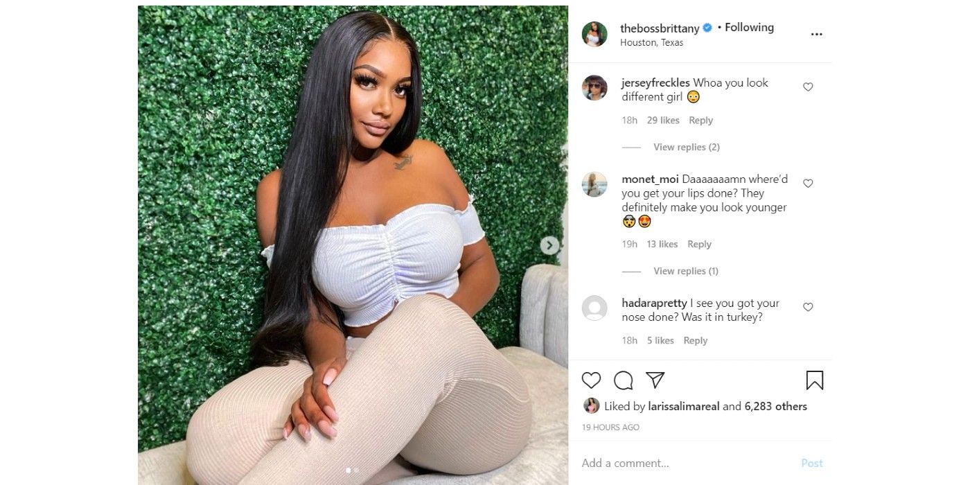 90 Day Fiancé: Brittany Sparks Plastic Surgery Rumors With New Face