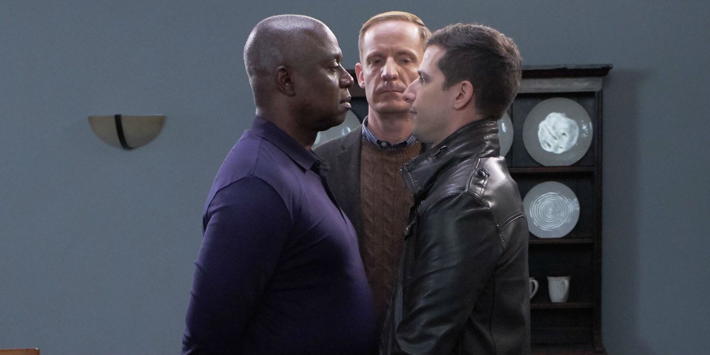 Andre Braugher, Marc Evan Jackson, and Andy Samberg
