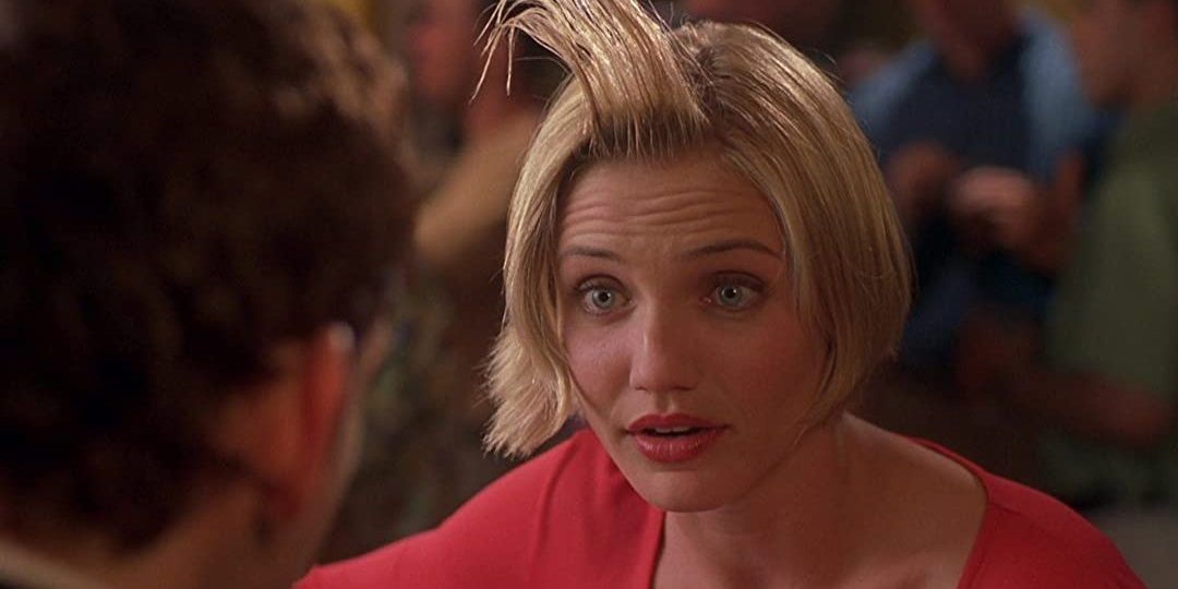 Cameron Diaz in There's Something About Mary with her hair sticking up