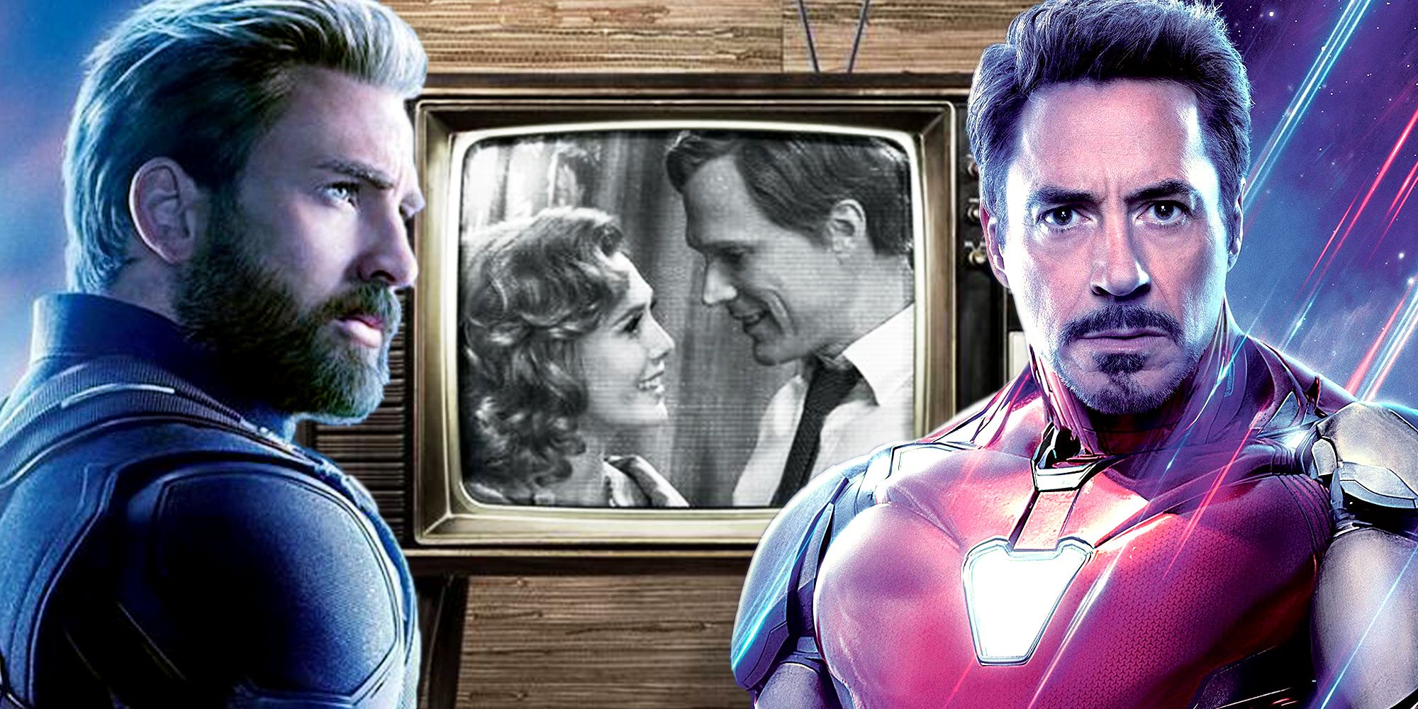 Captain America, Iron Man, and WandaVision