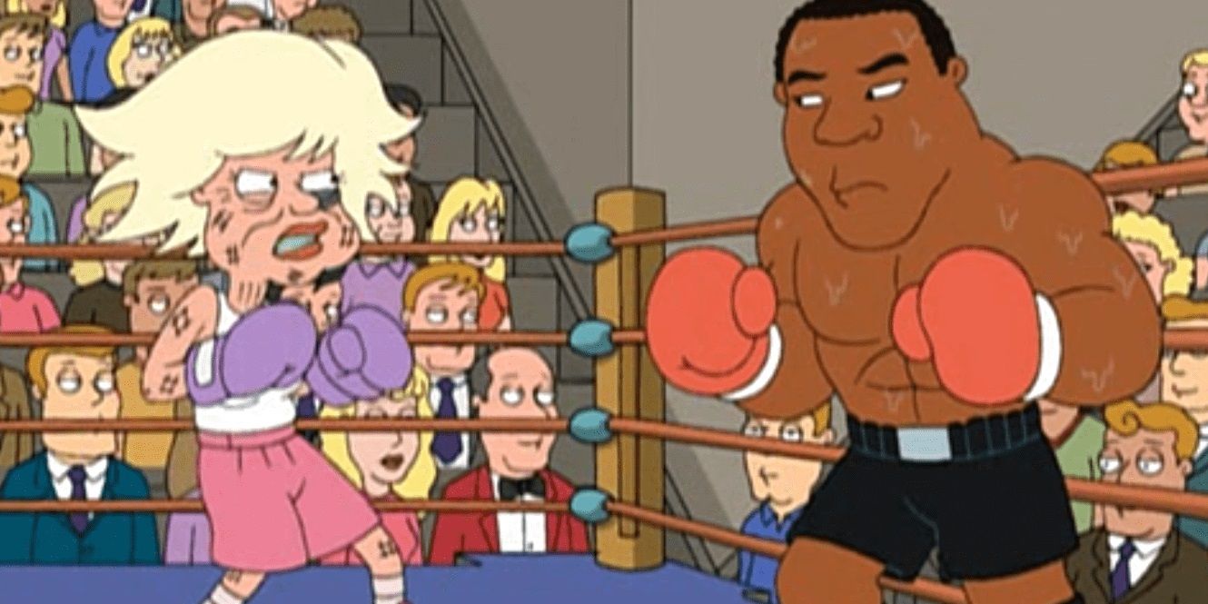 Carol Channing and Mike Tyson in Family Guy