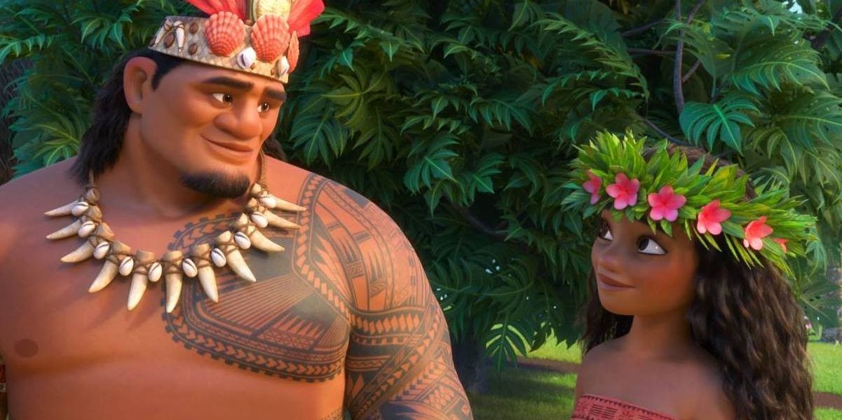 temuera morrison in moana as chief tui