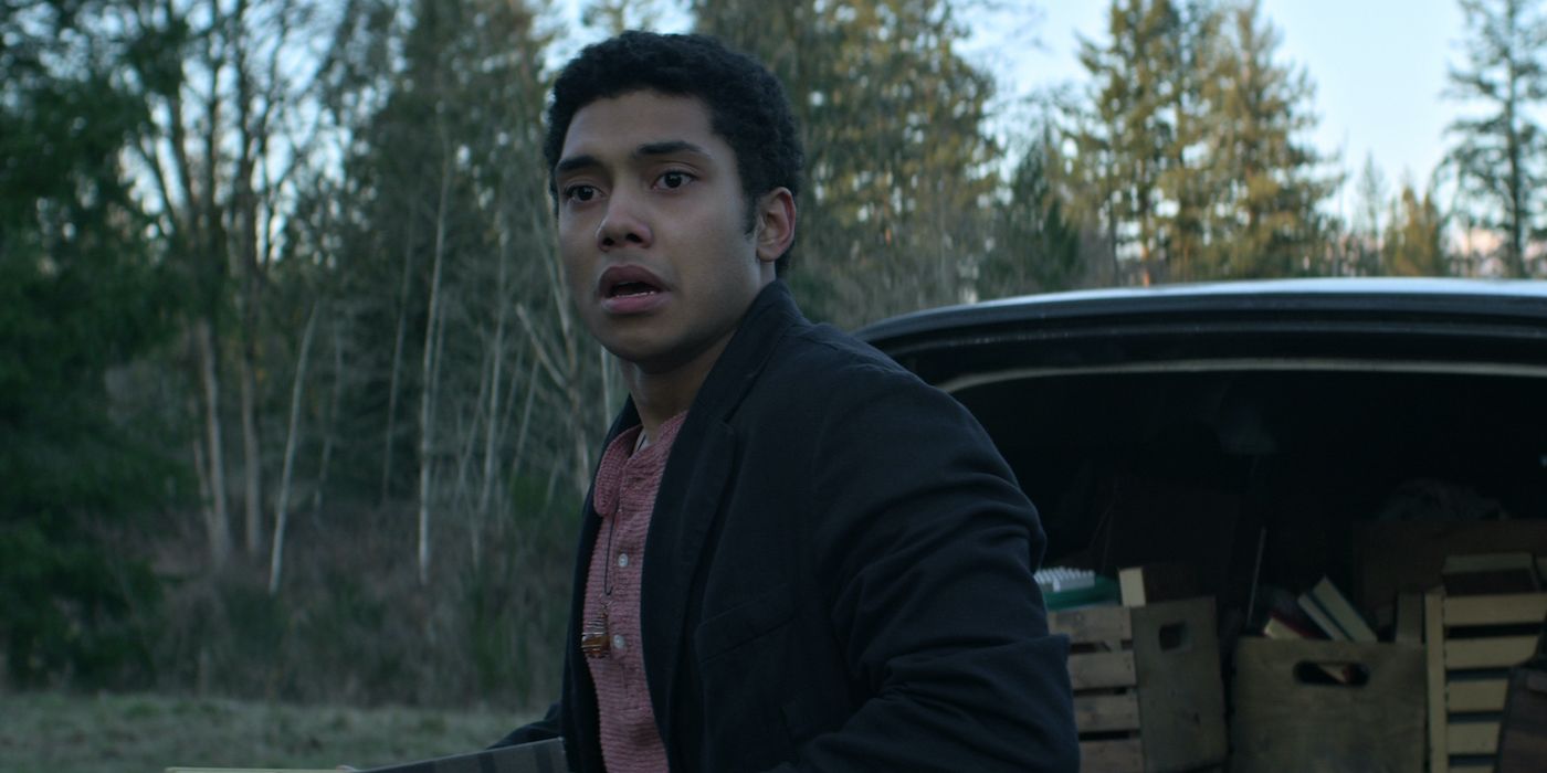 Ambrose looks shocked in Chilling Adventures of Sabrina 