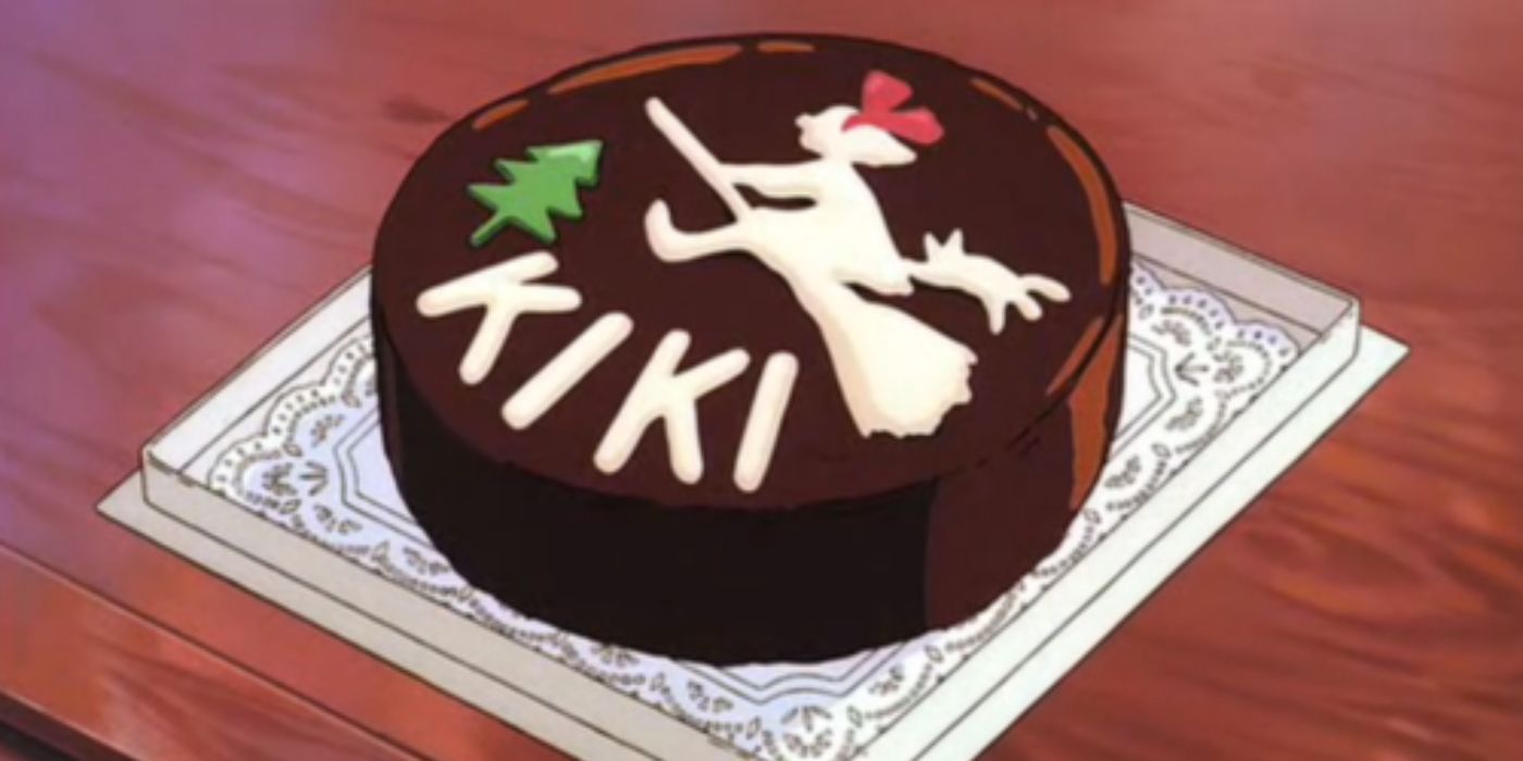 Chocolate cake from Kikis Delivery Service