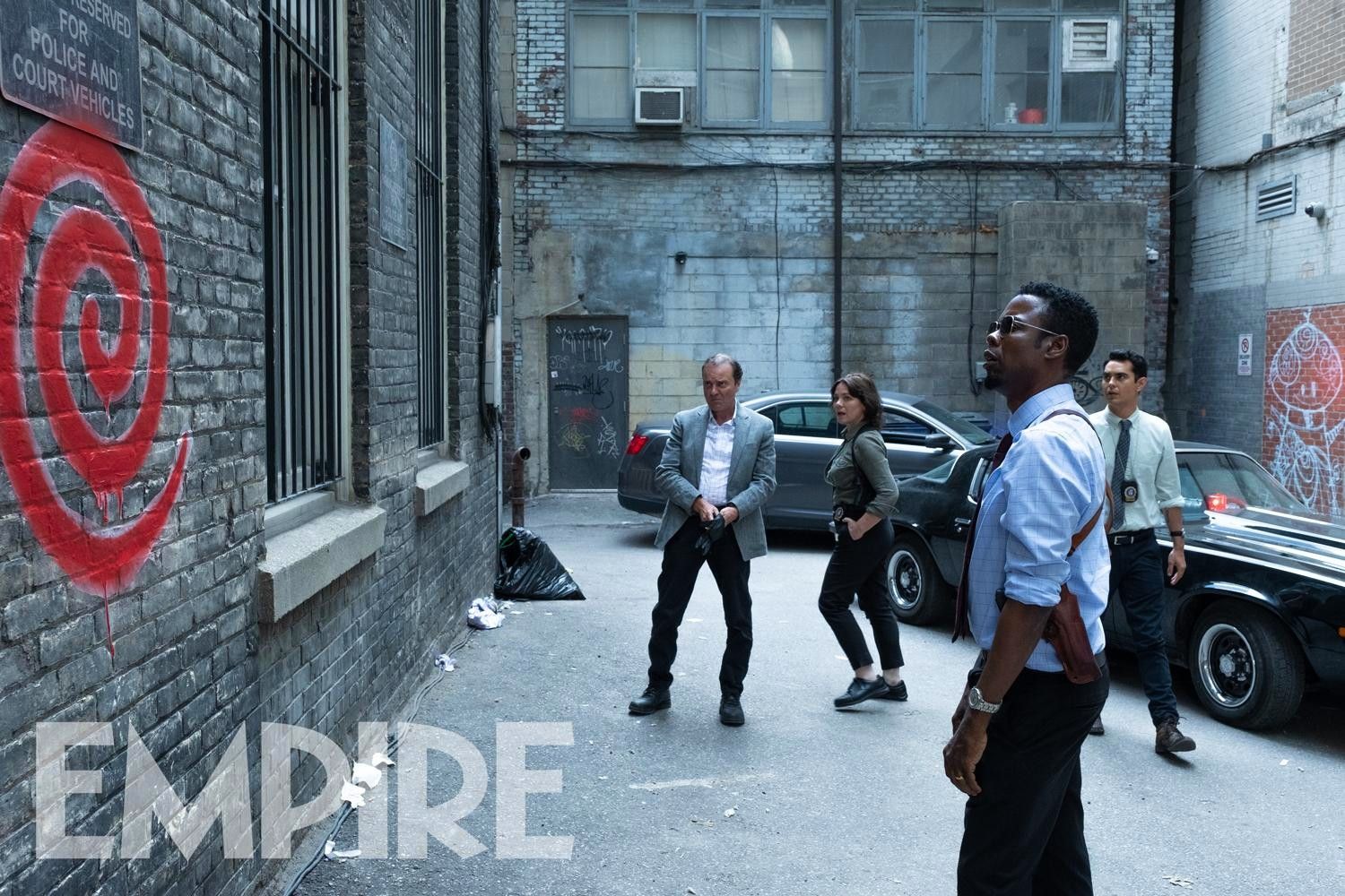 Saw 9 Image Shows Chris Rock Investigating Murders