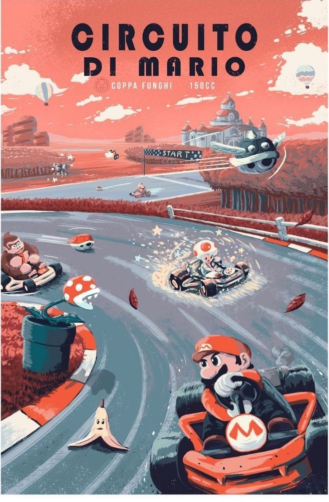 Let's-A-Go!: 10 Awesome Pieces Of Mario Kart Fan Art