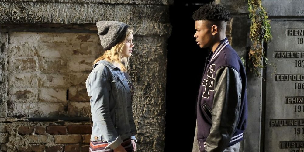 Cloak &amp; Dagger look at one another