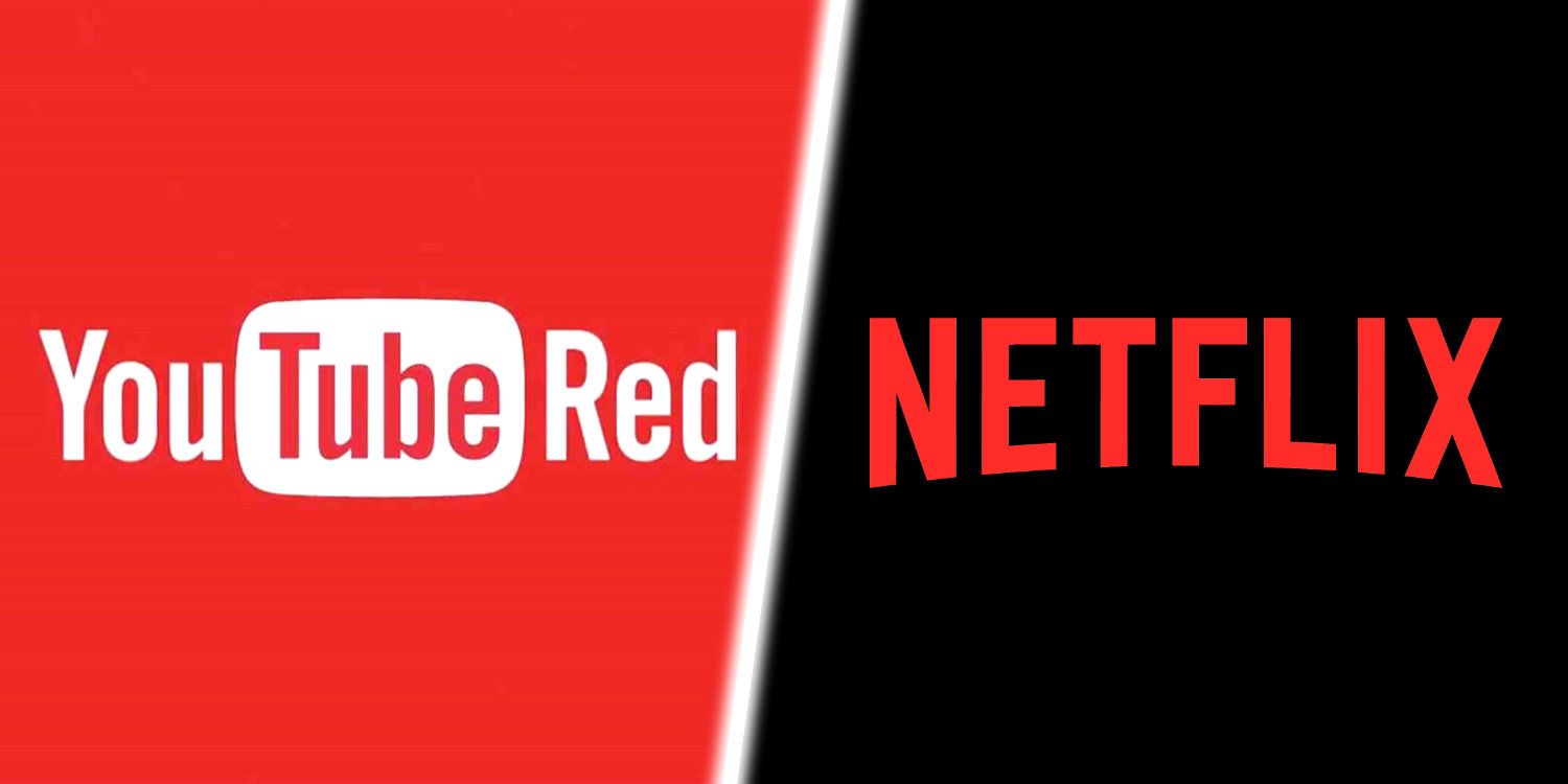 YouTube Red &amp; Netflix Logos