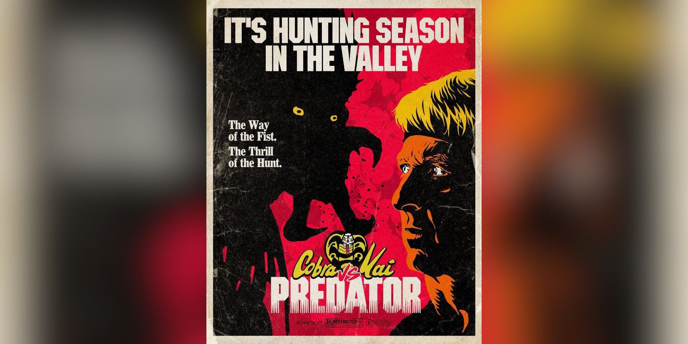 Cobra Kai Fan Poster Imagines a Karate Kid & Predator Crossover Season