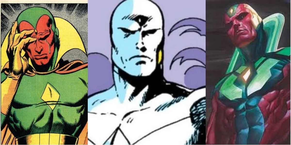 The many costumes of Vision