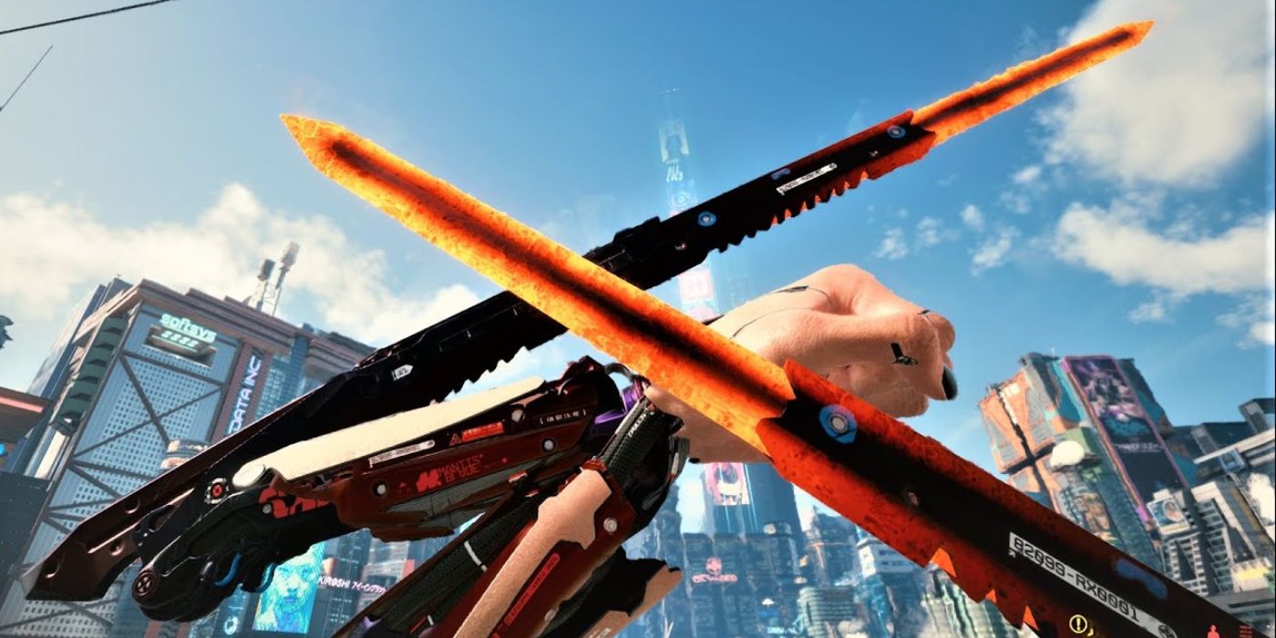Player using a Mantis Blade Build in Cyberpunk 2077 (Version 1.6)