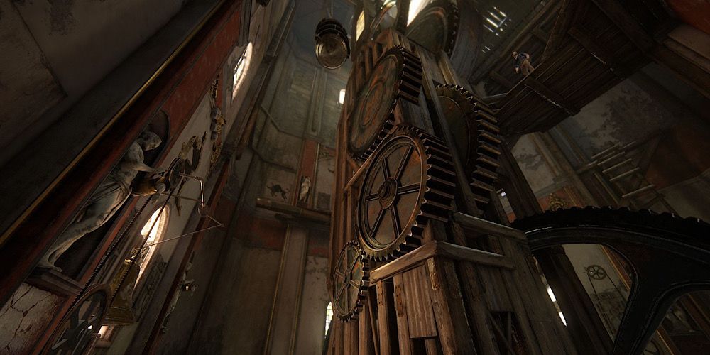 The clock tower in Uncharted 4