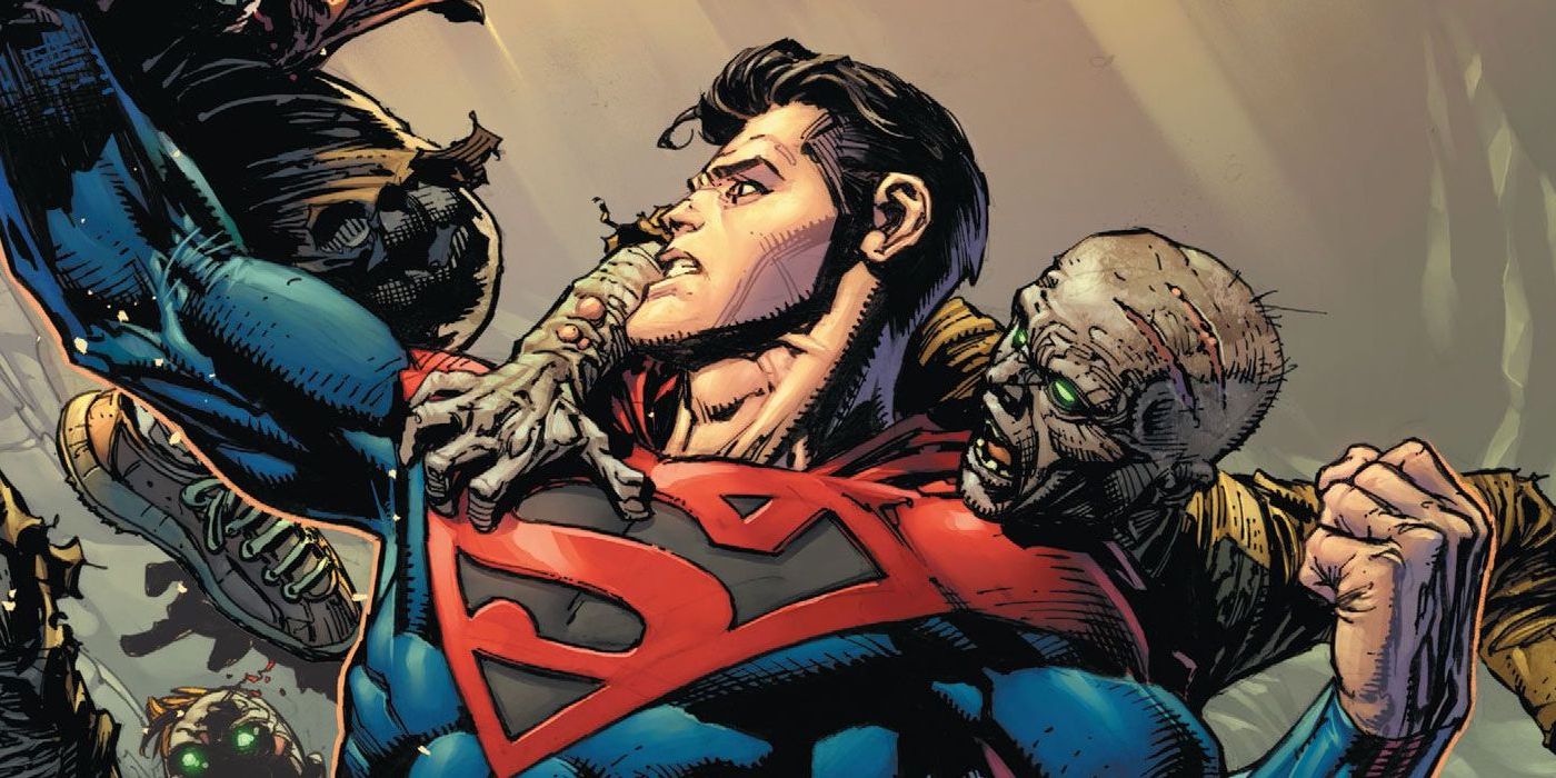 DCeased superman comic book art