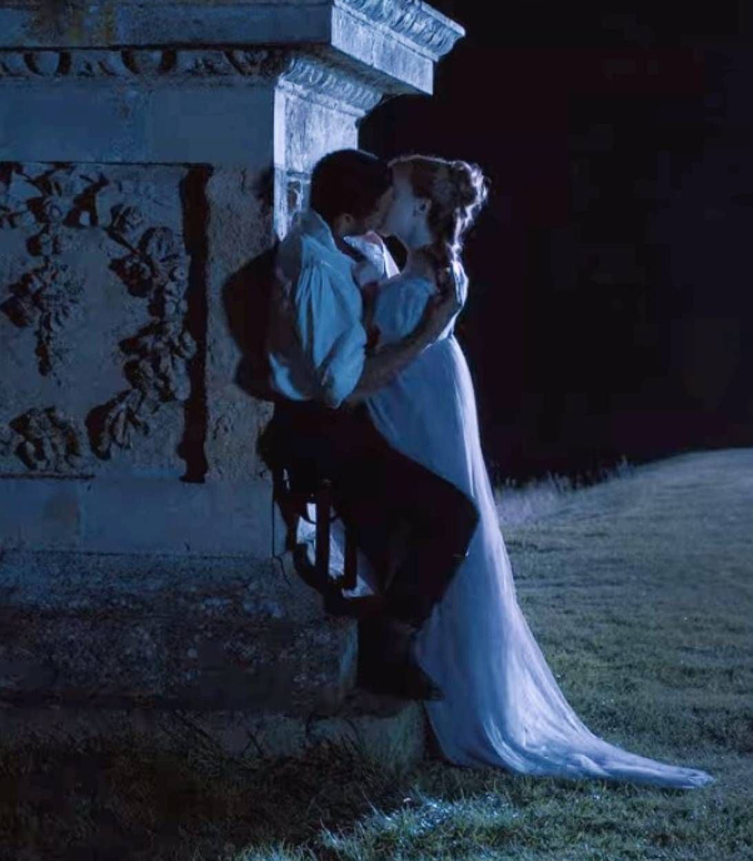 Daphne and Simon Honeymoon Scene in Bridgerton image vertical