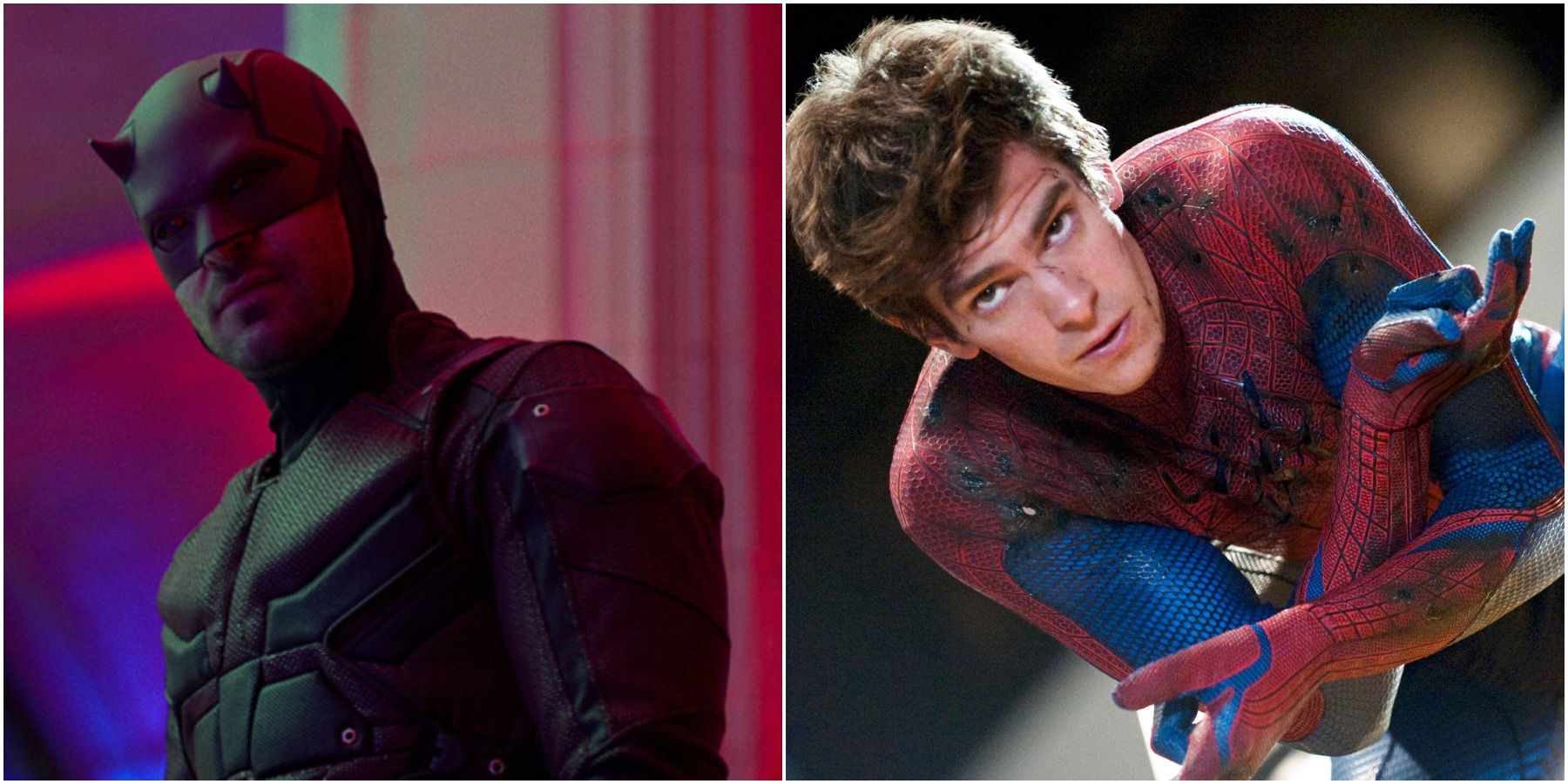 Daredevil in the Netflix series and Andrew Garfield's Spider-Man