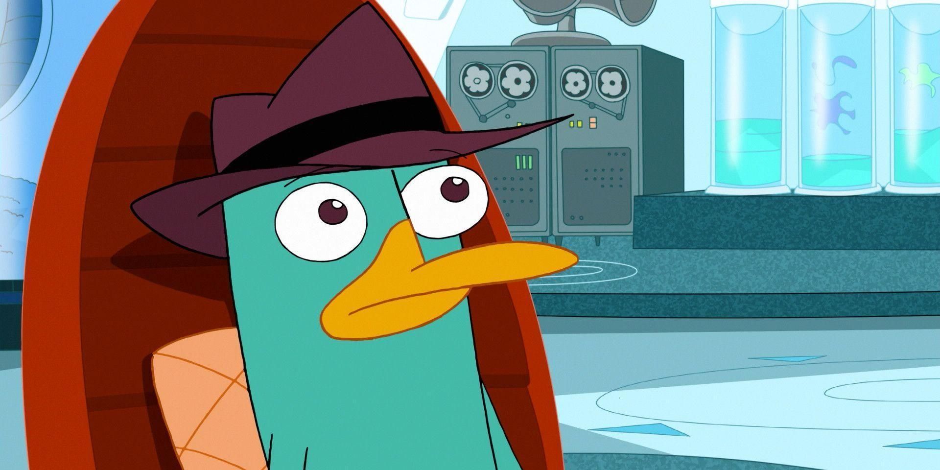 Perry the platypus in secret lair