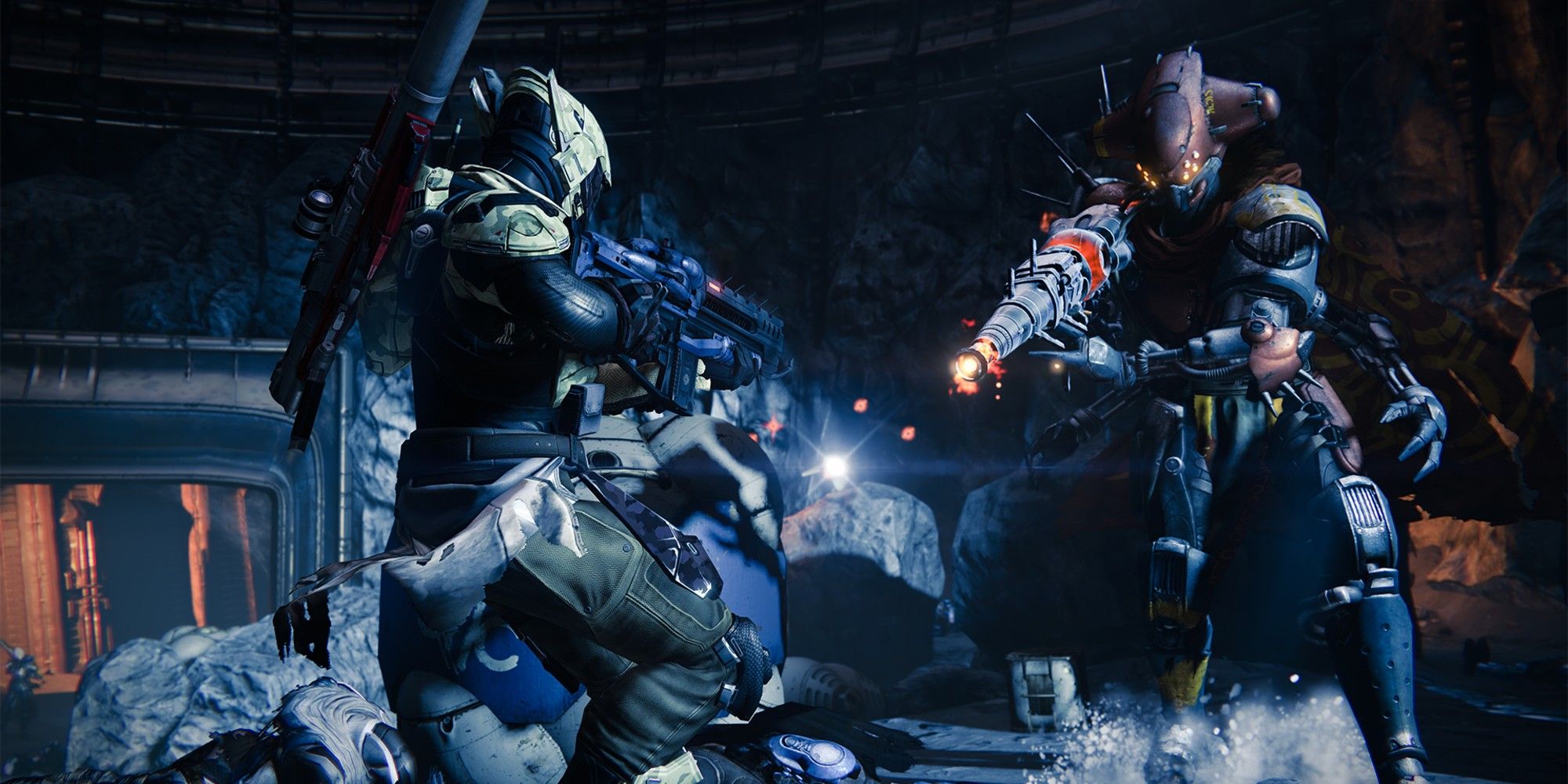 A player fights Taniks during the Deep Stone Crypt Raid in Destiny 2: Beyond Light