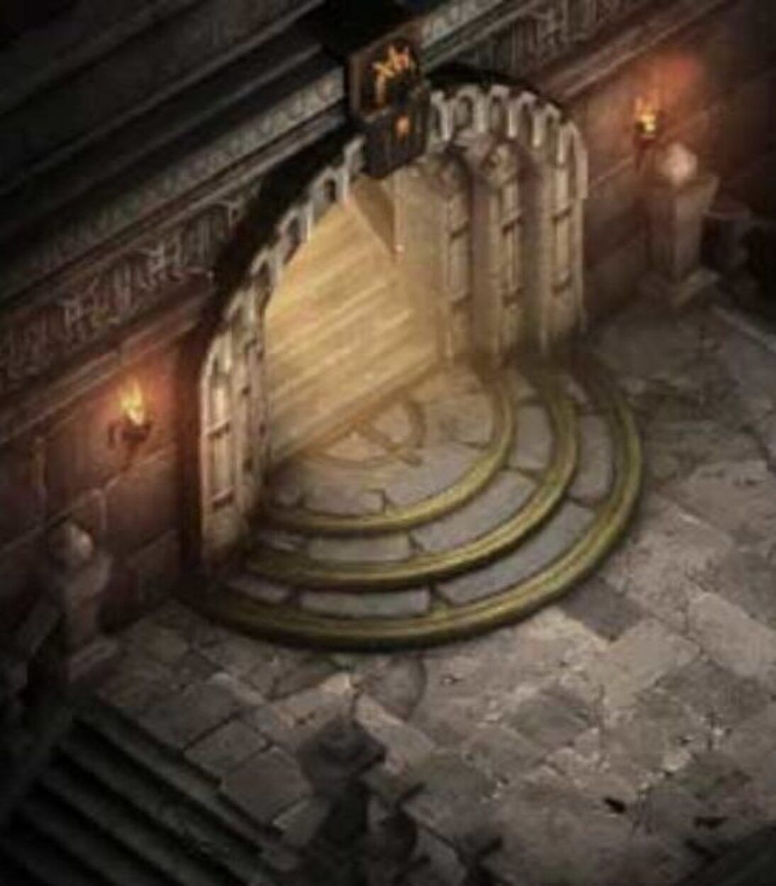 Diablo 3 Stairway entrance Vertical