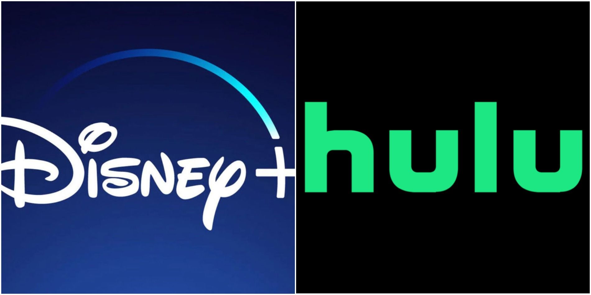 Logos for Disney+ and Hulu