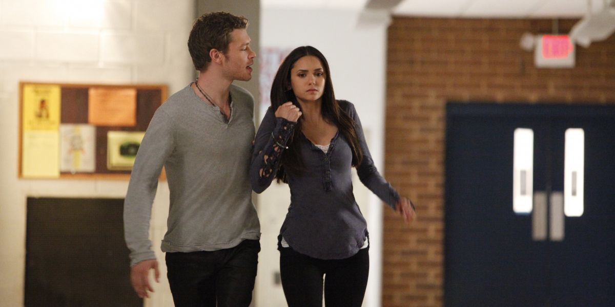 Elena e Klaus em The Vampire Diaries episódio The Reckoning