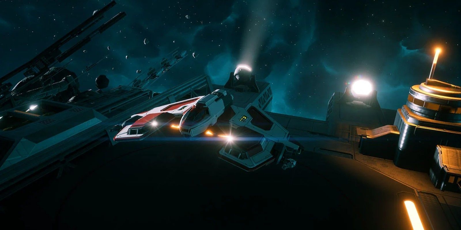 A player travels to Ceto Outer Rim in Everspace 2