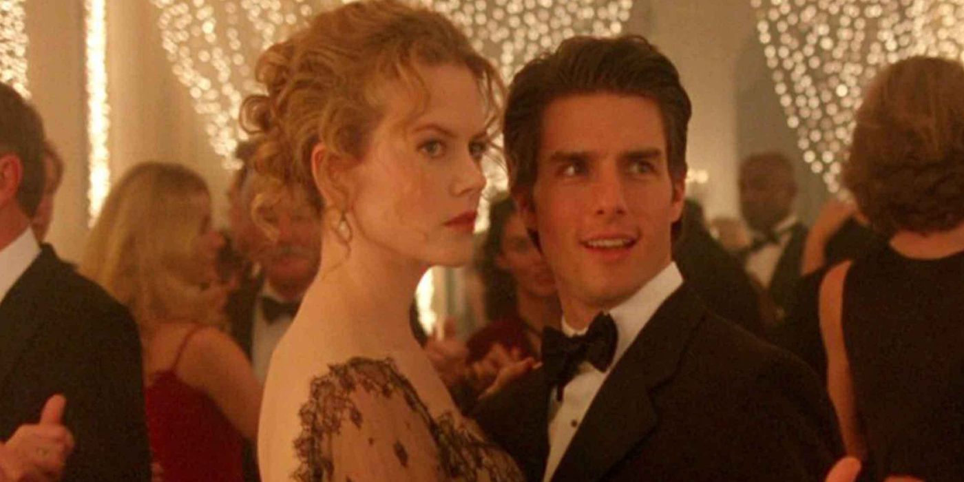 Nicole Kidman bailando con Tom Cruise en Eyes Wide Shut