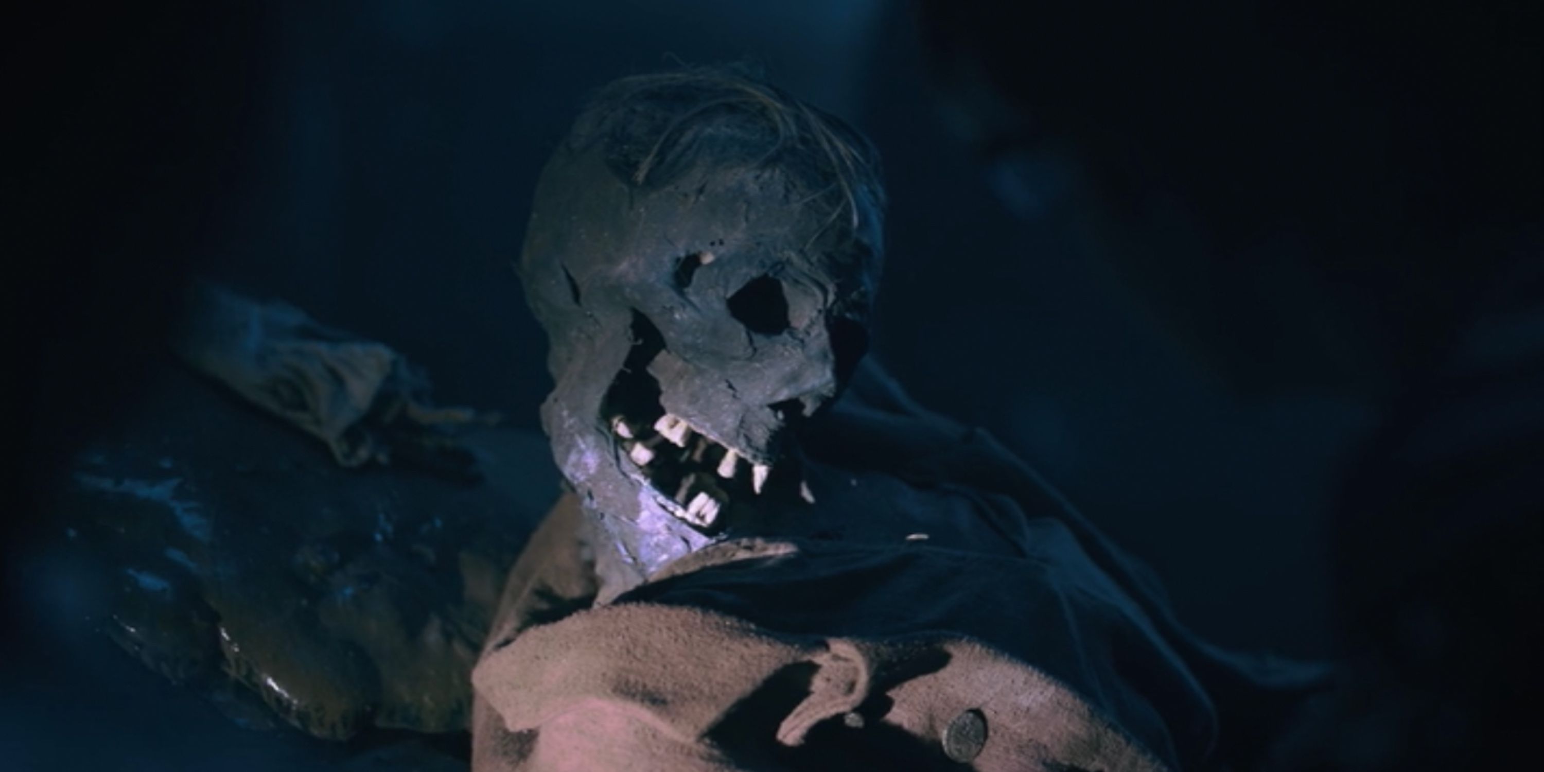 A skull in the Netflix movie Finding 'Ohana