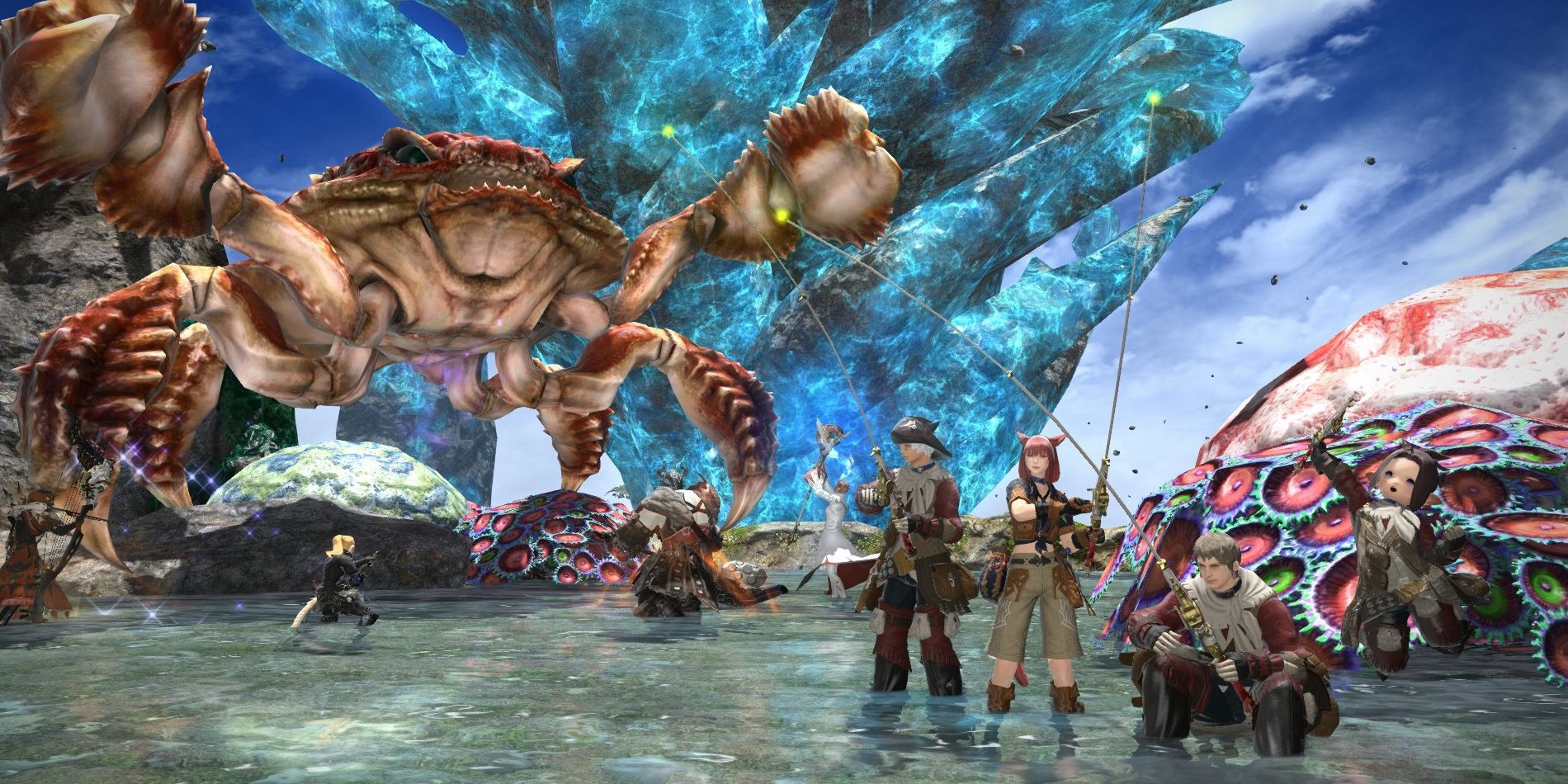Fishing in the Diadem in Final Fantasy 14