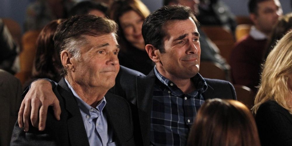 Frank and Phil Dunphy about to cry in Modern Family