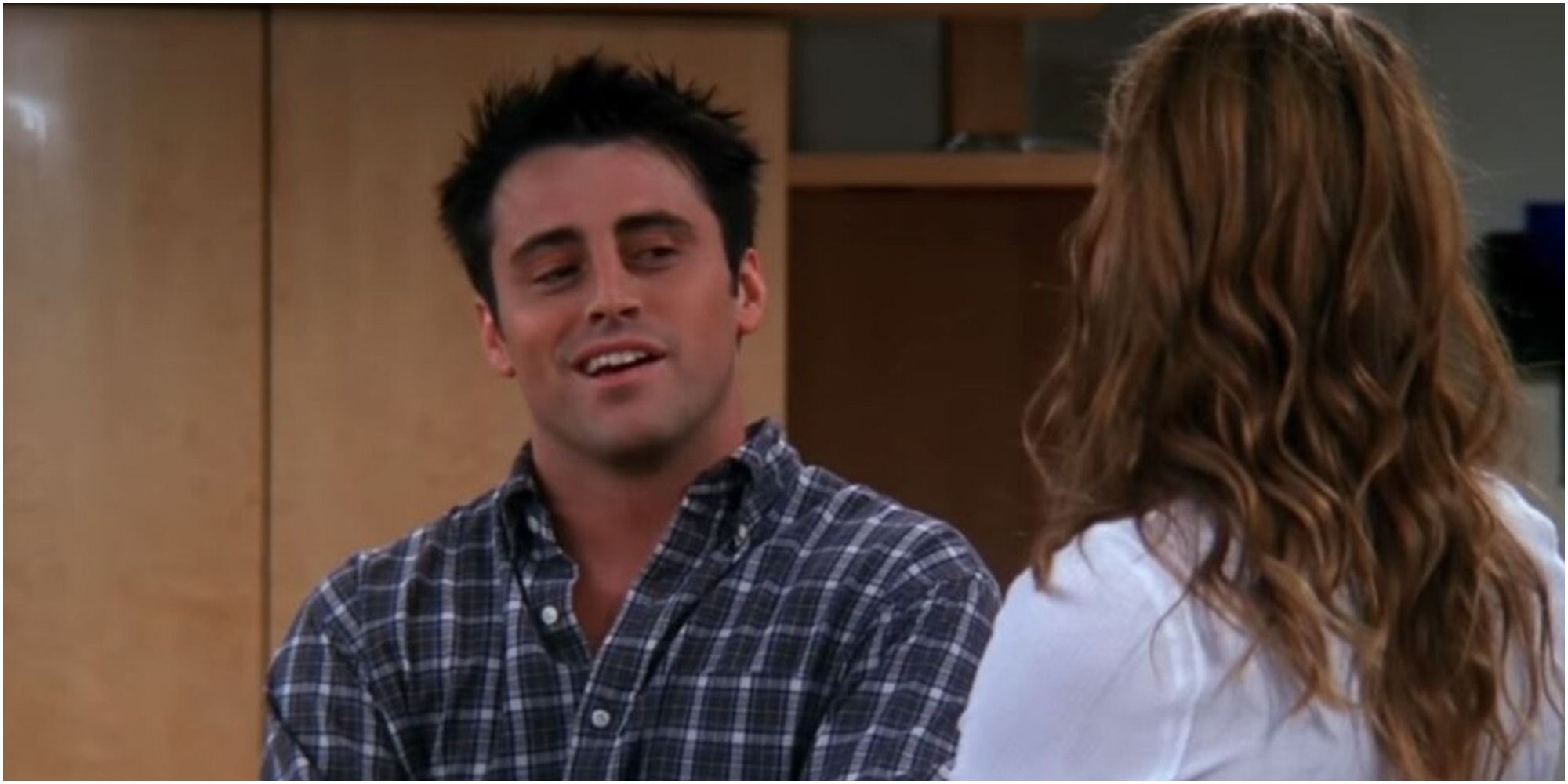 Joey says his pick up line to Janine