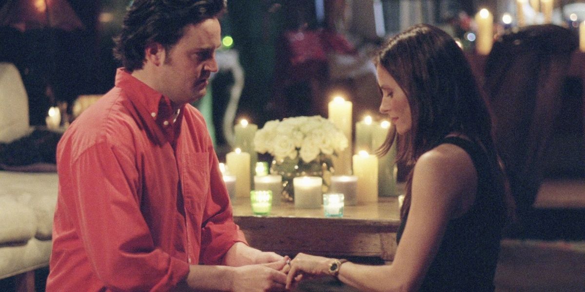 Monica and Chandler proposing to each other