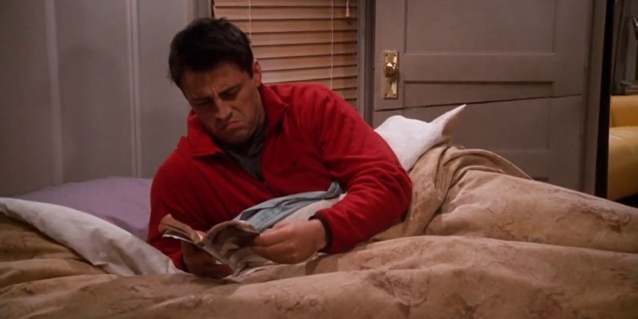 Joey Going Through Rachel's Book - Friends