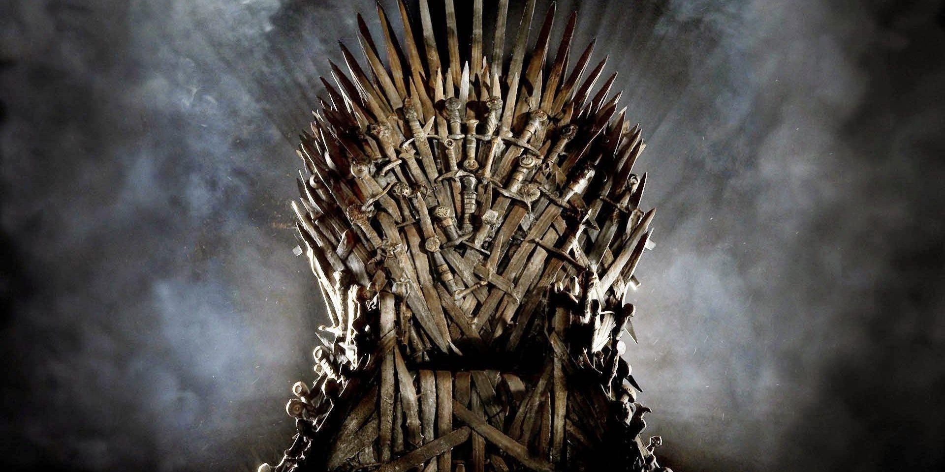 The Iron Throne as seen in Game of Thrones