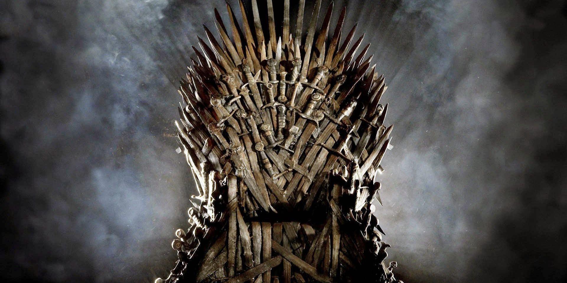 O Trono de Ferro como visto em Game of Thrones