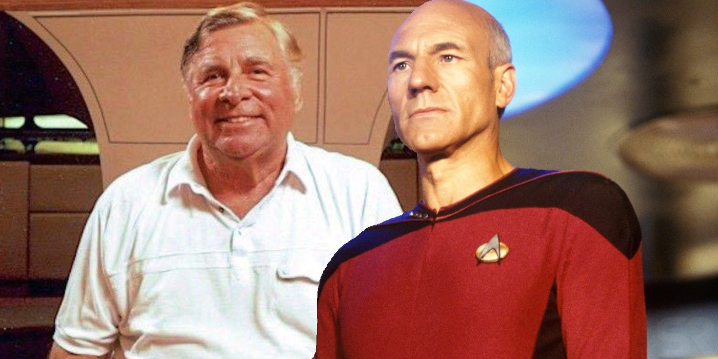 Gene Roddenberry And Jean Luc Picard Star Trek
