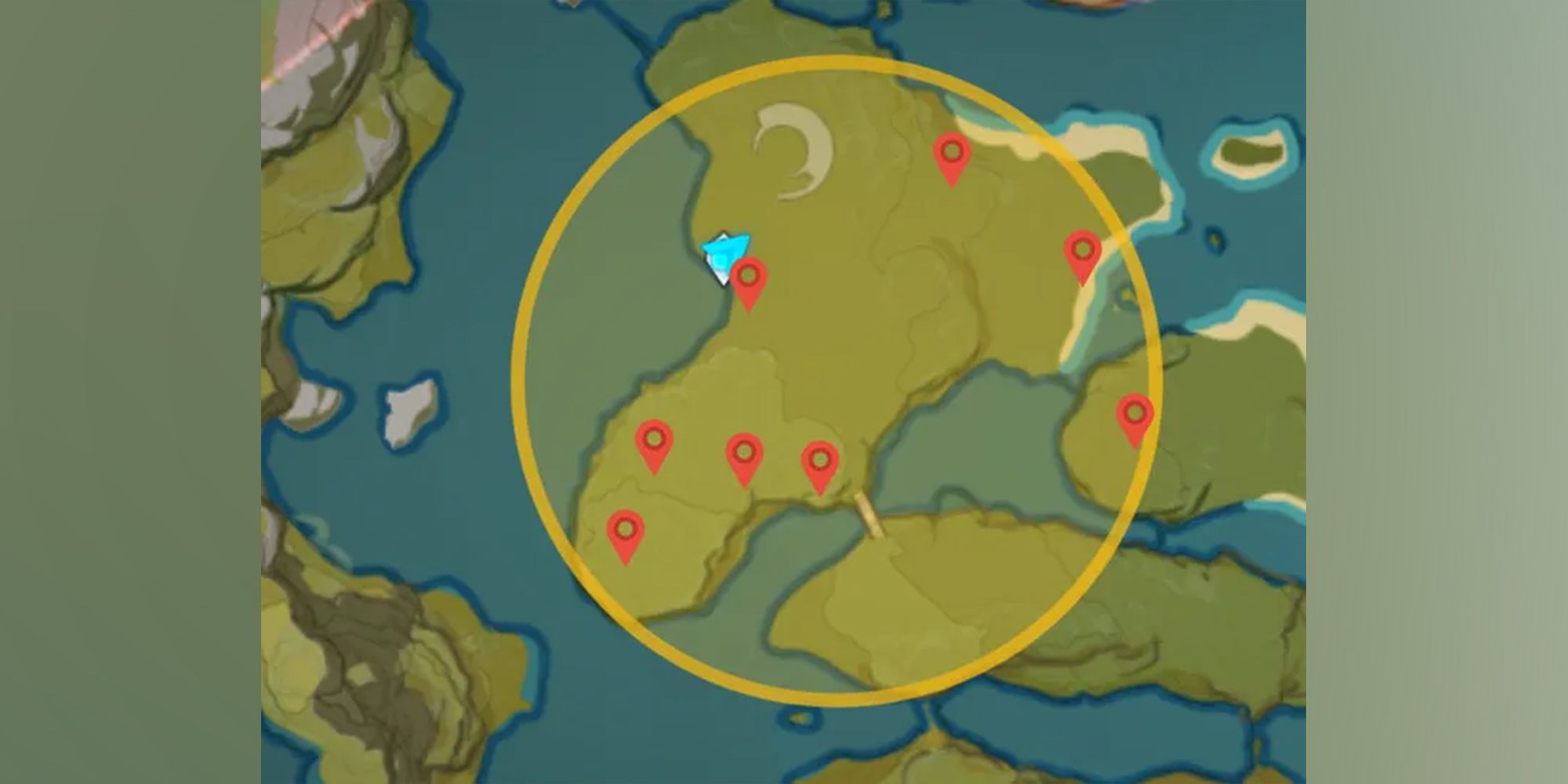 Genshin Impact Where to Find The Mt. Aozang Treasure Area