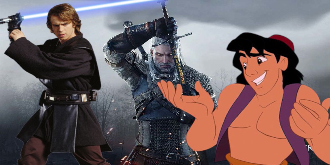 Geralth, Anakin Skywalker and Aladdin