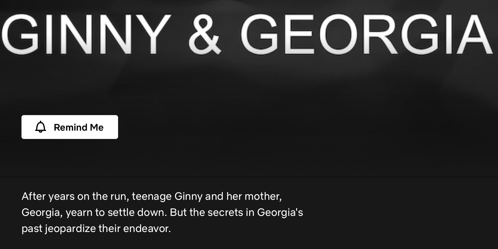 Ginny & Georgia on Netflix