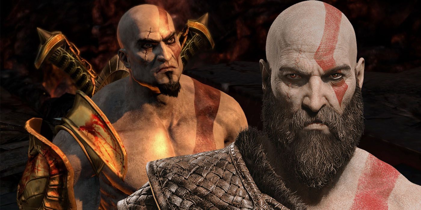 God Of War Kratos Old And New