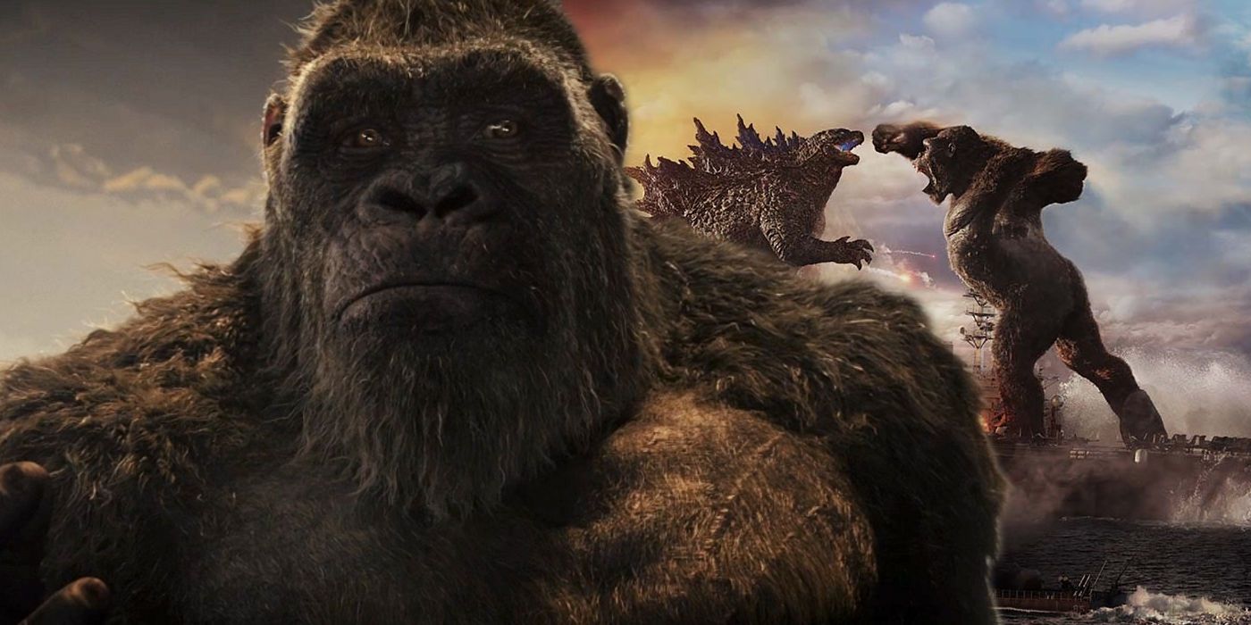 Godzilla vs Kong Close-up and Fight