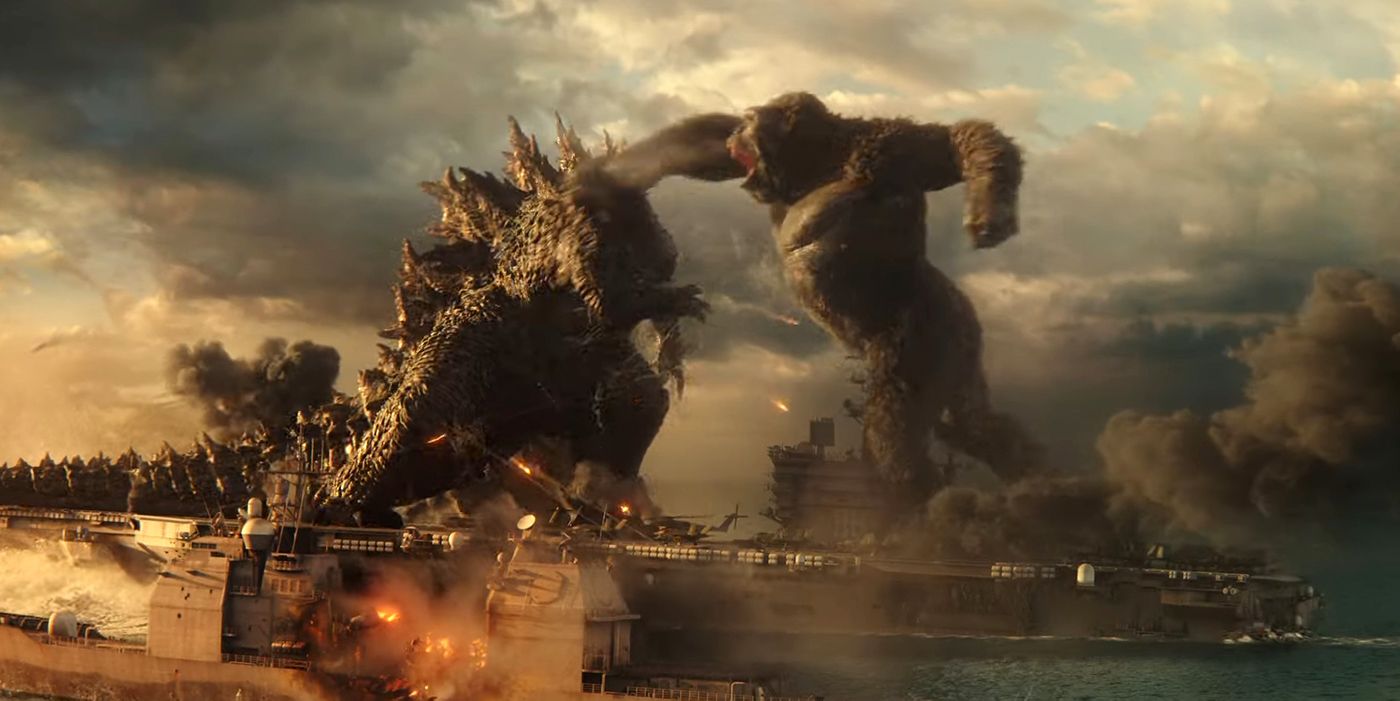 Godzilla vs Kong trailer featured king kong punches gojira