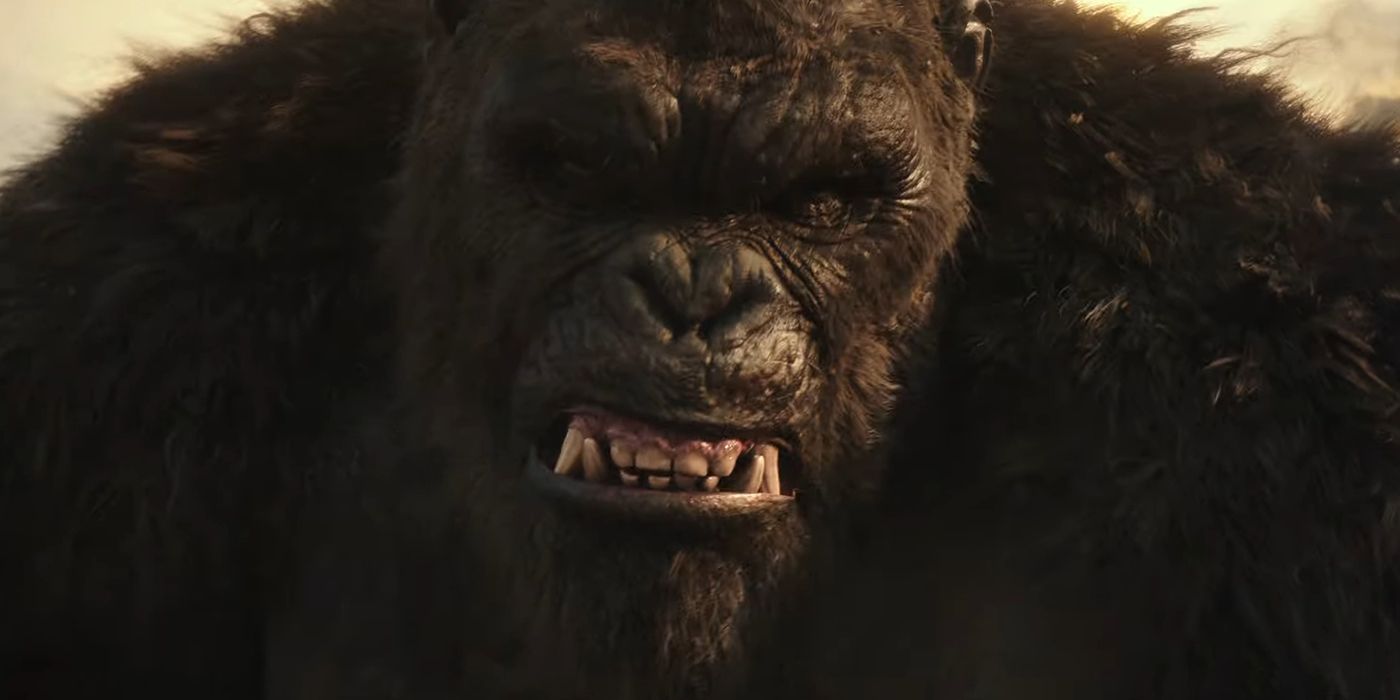 Godzilla vs Kong trailer featured kong face close