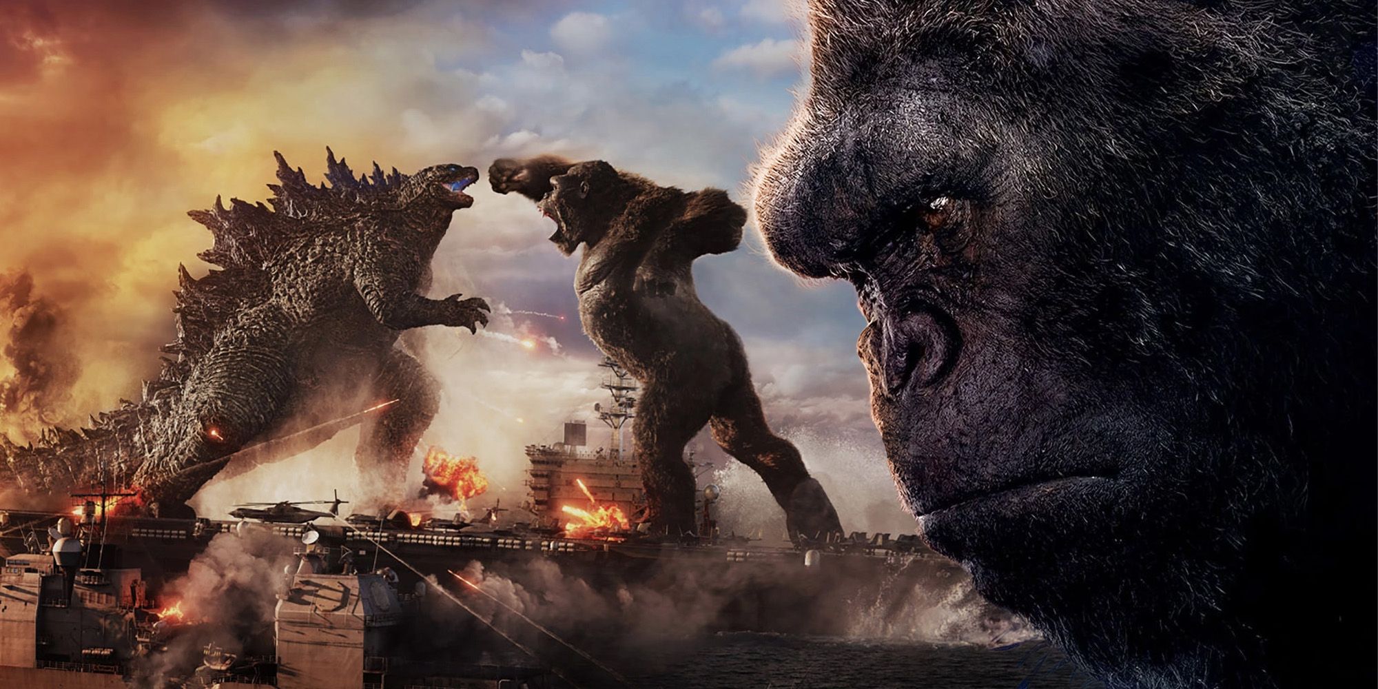 Godzilla vs kong Kong beat godzilla