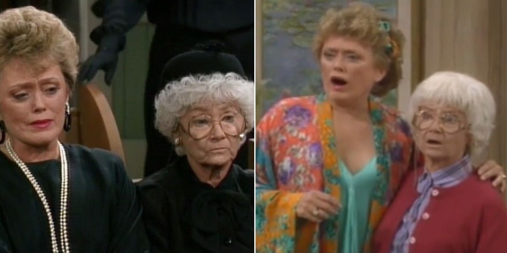 Blanche Devereaux (Rue McClanahan) and Sophia Petrillo (Estelle Getty) in &quot;The Golden Girls.&quot;