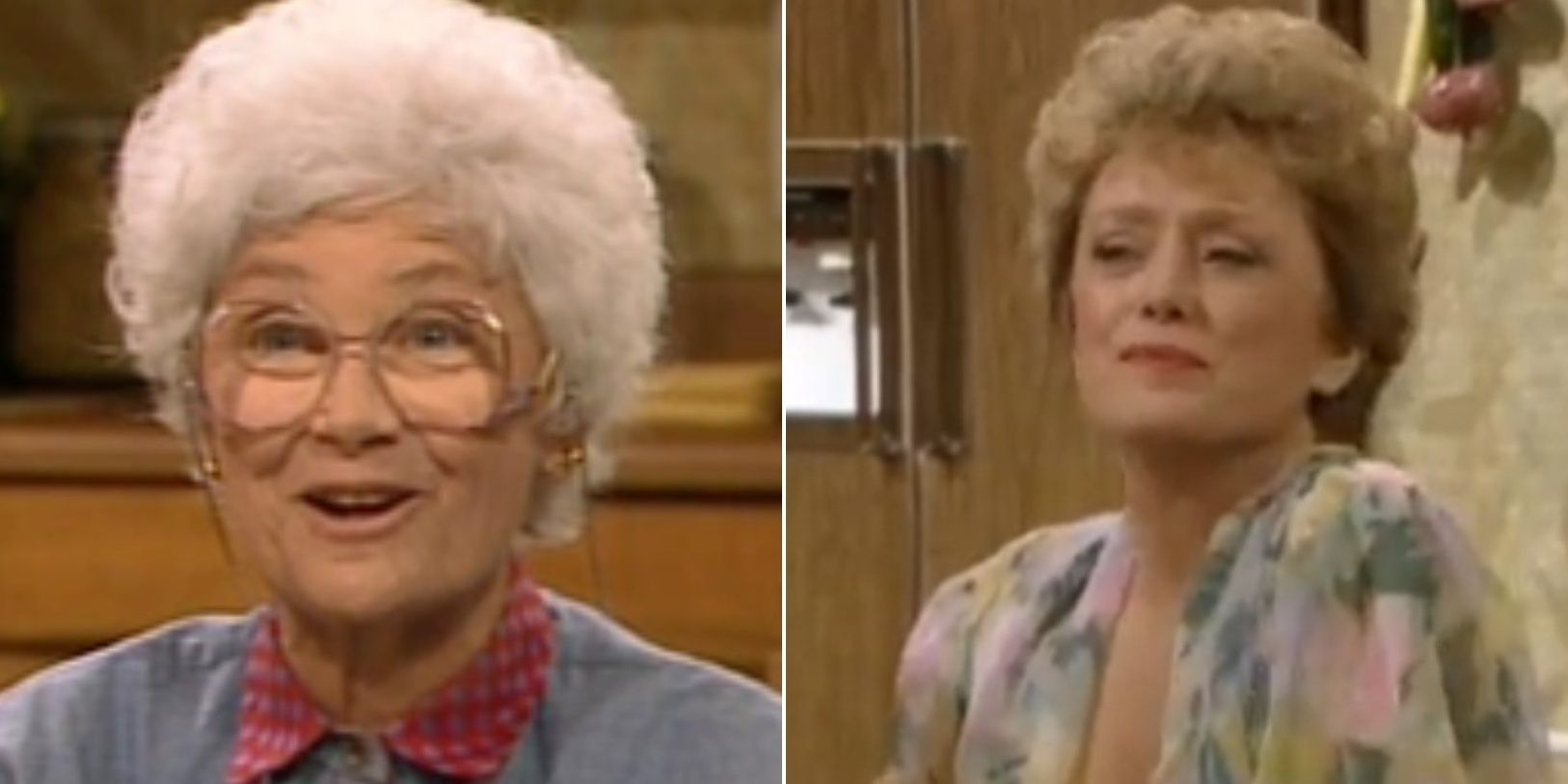 Blanche Devereaux (Rue McClanahan) and Sophia Petrillo (Estelle Getty) in &quot;The Golden Girls.&quot;