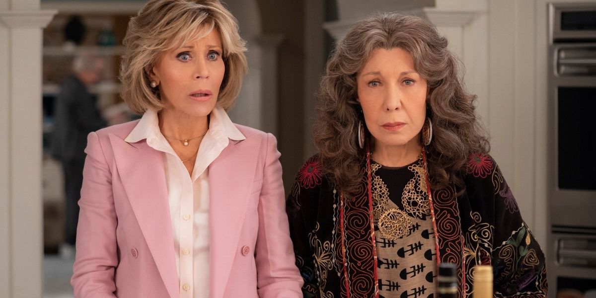 Jane Fonda and Lily Tomlin in Grace And Frankie