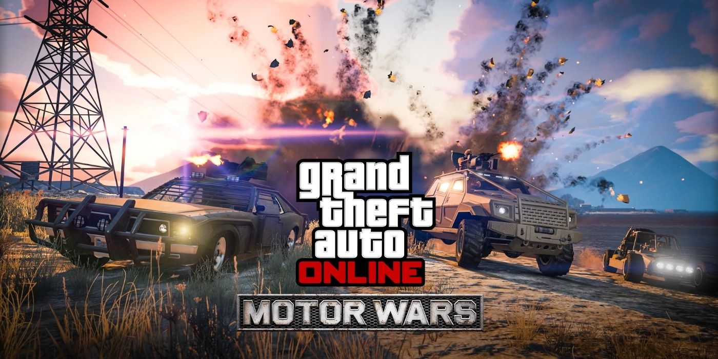 Grand Theft Auto Online Motor Wars Splash Screen