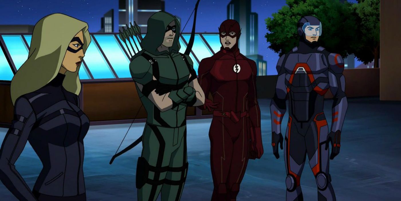 Green-Arrow-And-The-Canaries-Animated