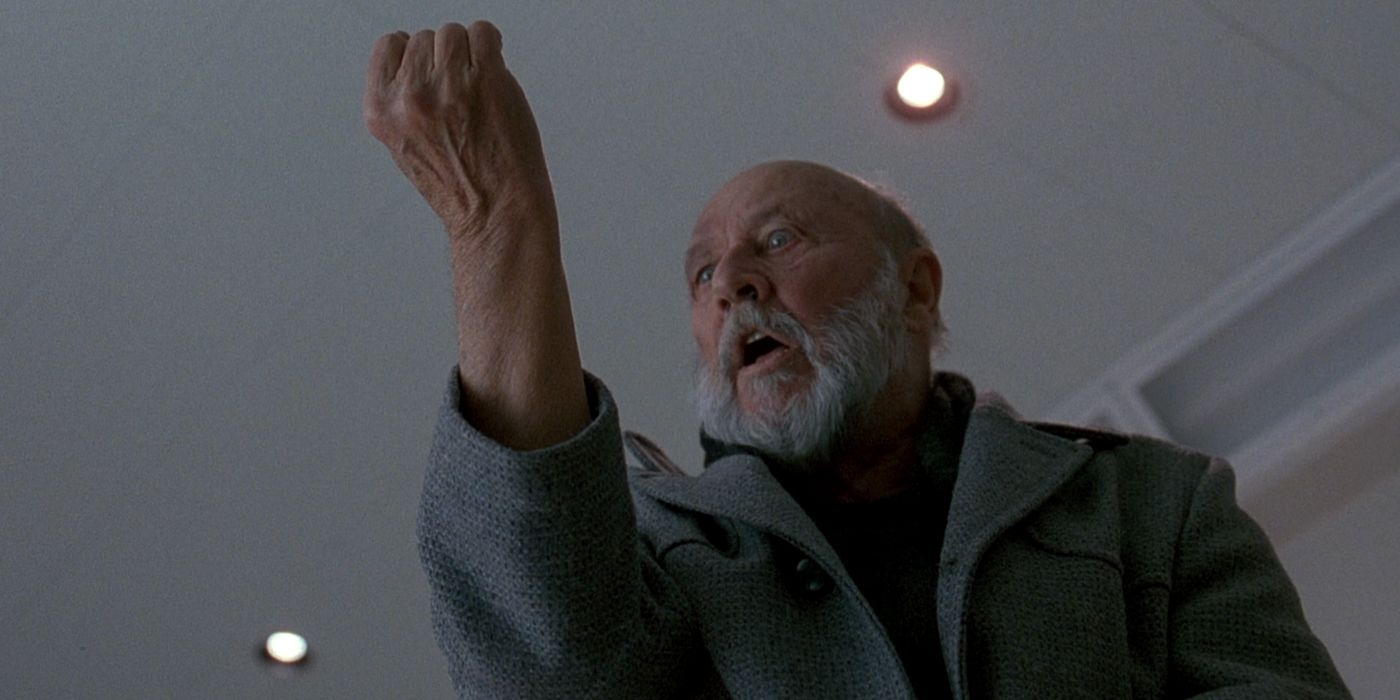 Donald Pleasance as Dr. Samuel Loomis in Halloween 6 Producers Cut