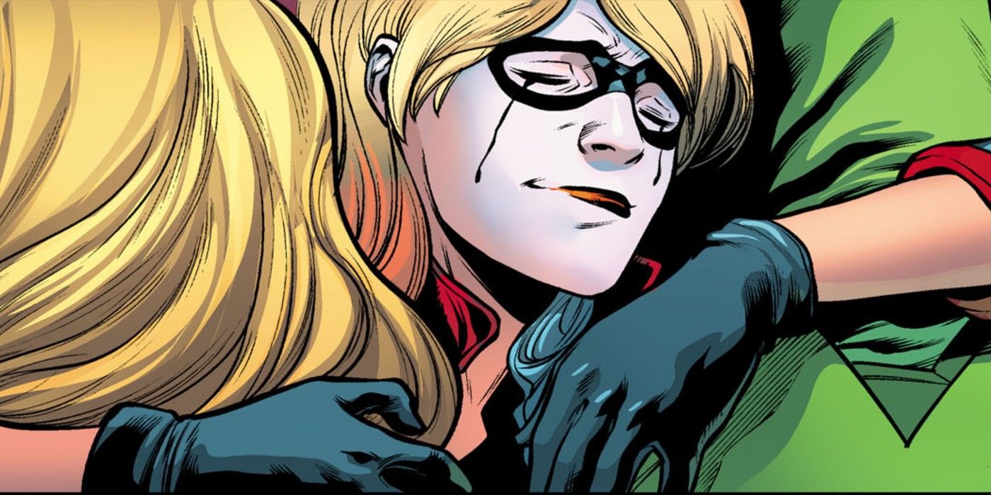 Harley Quinn Hugging Dinah And Oliver - Injustice 2 Comics